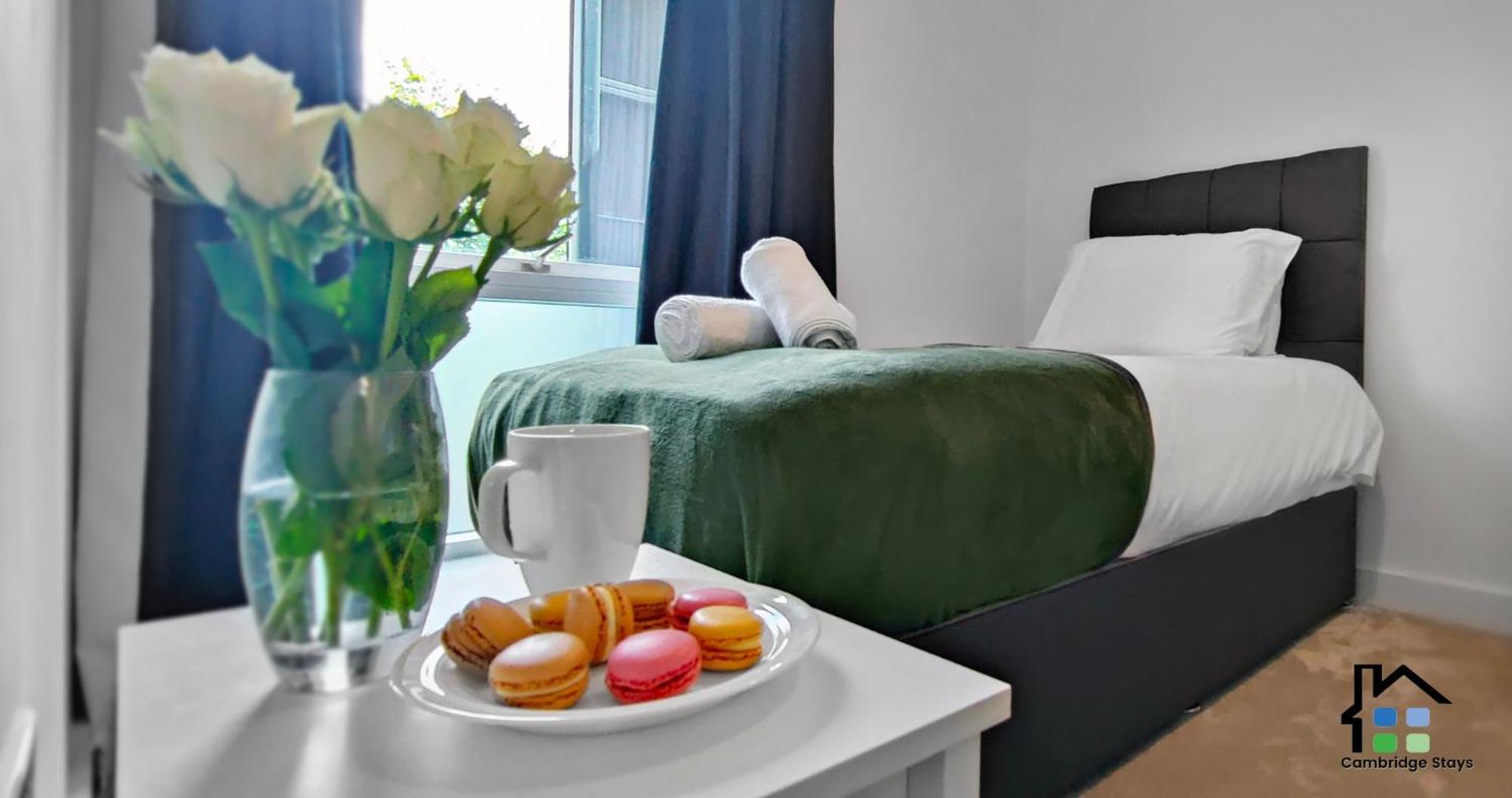 Cambridge Stays Riverside Apart Hotel With 2Br Flats At The City Centre-Parking-Balcony Экстерьер фото