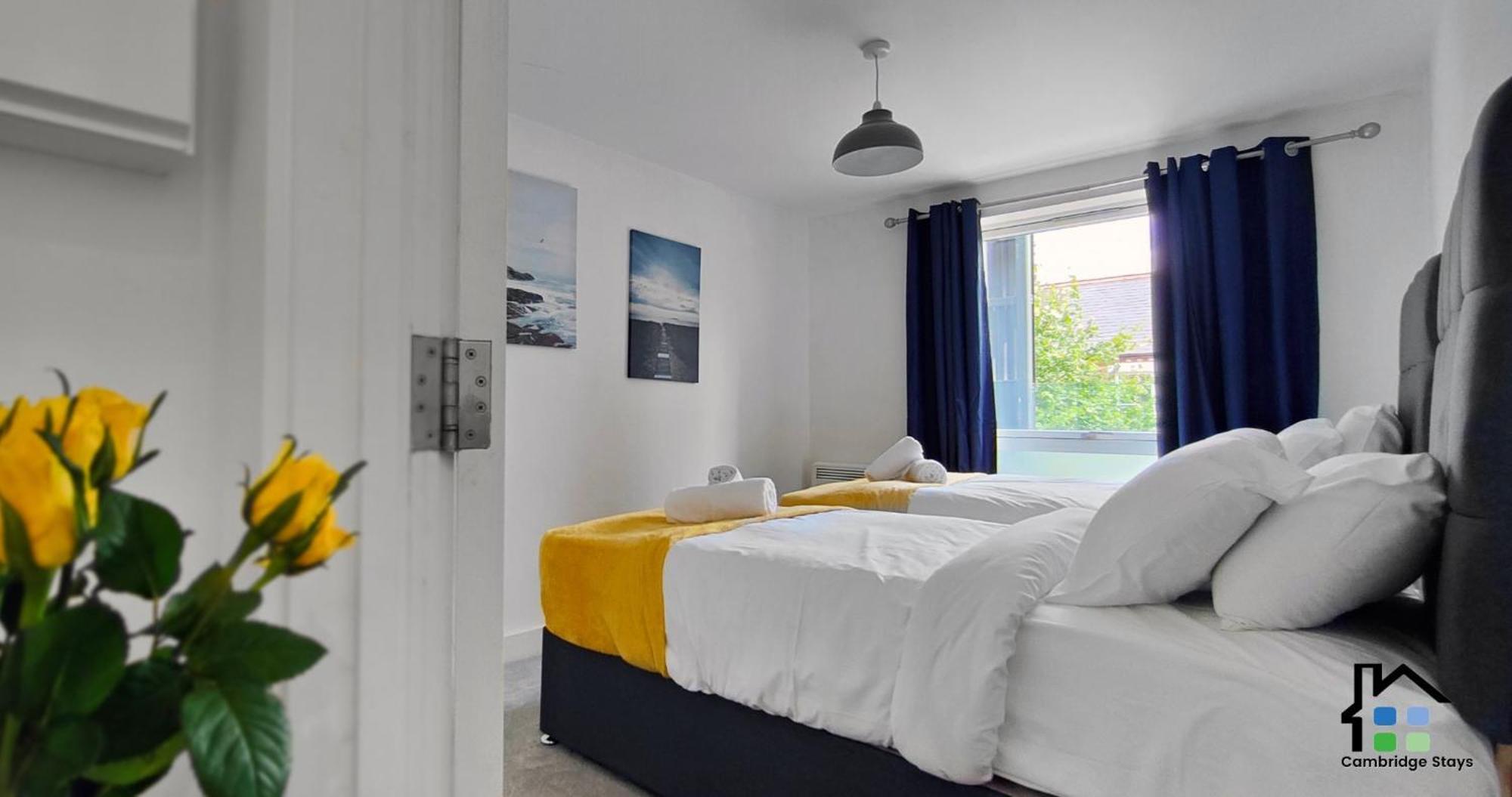 Cambridge Stays Riverside Apart Hotel With 2Br Flats At The City Centre-Parking-Balcony Экстерьер фото