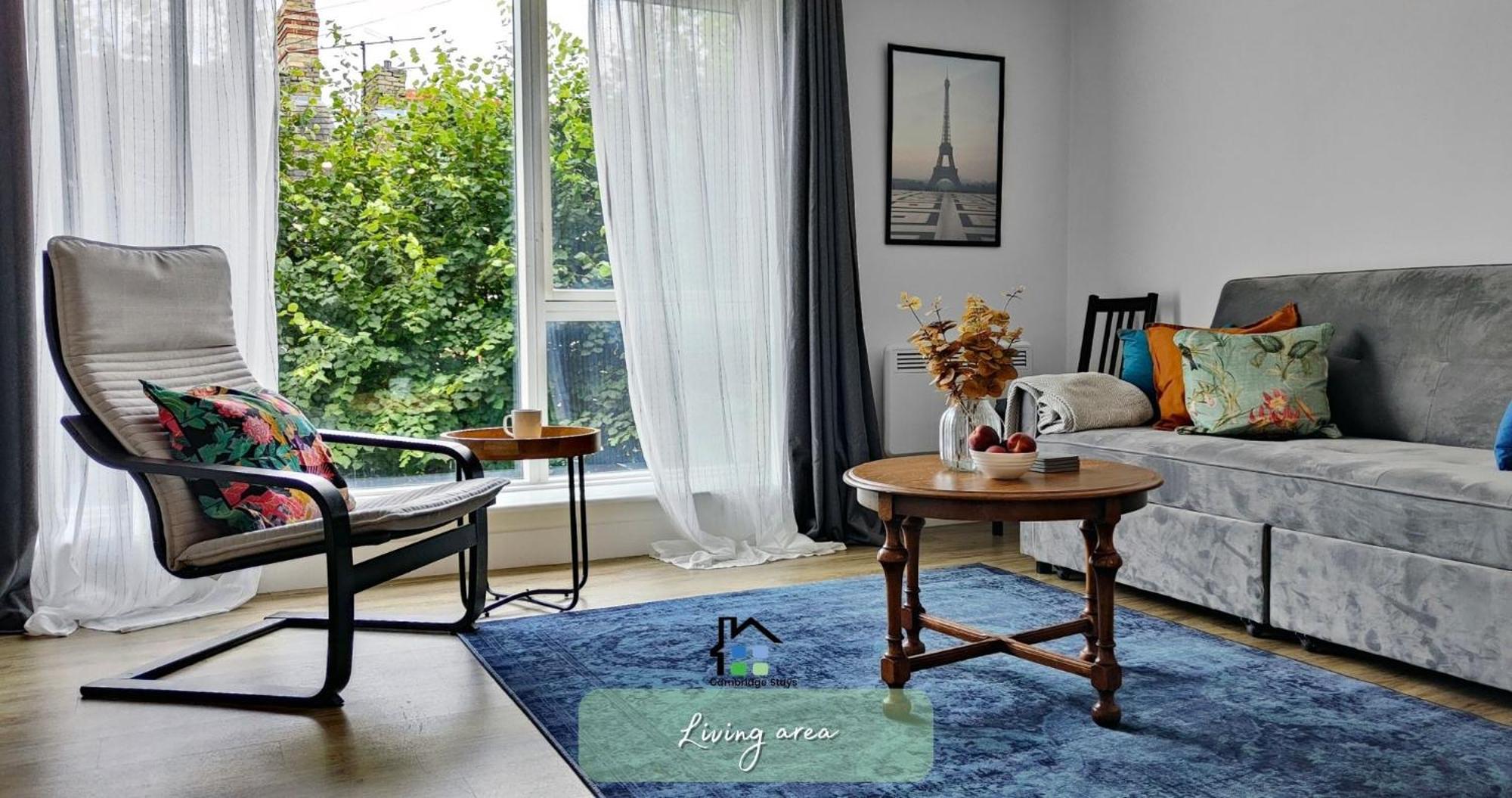 Cambridge Stays Riverside Apart Hotel With 2Br Flats At The City Centre-Parking-Balcony Экстерьер фото